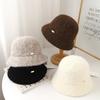 Nuevos Sombreros de Estilo Coreano para Otoño e Invierno para Mujer, Sombreros de Pescador Casuales para Exteriores, Color Sólido, Simples y de Moda, Espesos, Tendencia