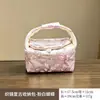 Tela de Brocado Bordado Estilo Chino Bolsa para Juego de Té Bolsa de Almacenamiento Portátil Juego de Té para Exteriores Bolso de Mano de Viaje Nuevo Estilo Chino
