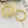 Pendientes de Aro Grandes Sencillos y Elegantes para Mujer, Pendientes de Nicho de Gama Alta de Moda Populares, Accesorios para Orejas al por Mayor desde el Fabricante