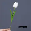 Tulipán de PU Hotel de Alojamiento Familiar Decoración Día de San Valentín Ramo de Flores de Mano Ramo de Atmósfera de Cumpleaños Flores Artificiales