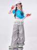 Ropa de Verano para Niñas de Jazz Danza Grupo de Chicas Estilo Dulce Fresco Jazz Street Dance Show Moda Tendencia Fresco Rendimiento Ropa de Rendimiento para Niños