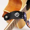 Correa de Guitarra Estilo Calavera con Portapúas, Correa Ancha Impresa para Guitarra Eléctrica, Bajo, Guitarra Clásica Fábrica
