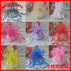 En stock bolsa de gasa con lentejuelas lisas diámetro 35cm caja de regalo para joyería bolsa de gasa para dulces y huevos ventas a bajo precio
