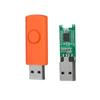 Memoria USB giratoria con clip metálico, regalos de empresa, 4g 8g 16g USB 128g música USB 8g