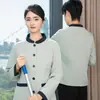 Roupas de Trabalho para Camareira Outono e Inverno Manga Longa Hotel Quarto Tia Limpeza Camareira Equipe de Limpeza de Propriedade