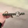 Exquisita Horquilla de Flor con Pedrería para Mujer, Elegante Pinza para Flequillo Lateral, Horquilla de Alta Gama, Pinza para el Pelo para Mechones Sueltos, Pinza de Pato