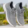 Zapatos Casuales Ligeros de Malla Transpirable sin Cordones para Verano con Suelas Elásticas Suaves, Tenis de Malla Única, Zapatos de Viaje, Antideslizantes y Ligeros