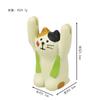 Zakka jogos de mercearia estilo japonês gato de torcida repórter urso adereços de cena criativa ornamentos pequenos de resina