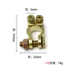 Fábrica en stock venta al por mayor cabeza de batería clip de batería electrodo positivo y negativo conector de cabeza de poste de terminal de batería de coche Portabrocas