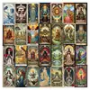 48 pegatinas de arte de tarot transfronterizas estilo retro europeo y americano decoración de graffiti protector de teléfono móvil casco pegatinas impermeables