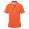 Camisa polo de verão, roupas de trabalho, camiseta empresarial bordada, lapela masculina e feminina, manga curta, cor sólida, camisa cultural, uniforme de equipe, impressão