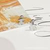Color acero plata Serie Acero titanio material incoloro superventas nuevo superventas aretes de tornillo tachuelas para cartílago