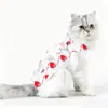 Ropa de Esterilización para Mascotas Transfronteriza, Ropa con Vendaje Anti-Lameduras para Recuperación de Gatos después de Cirugía de Esterilización, Ropa Transpirable para Destete para Gatas # #