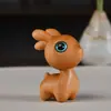 Souvenir de Navidad Talla en Madera de Ciprés Llavero Colgante Navideño Productos de Madera del Zodiaco de Dibujos Animados Dragón, Serpiente y Año del Caballo