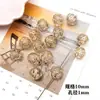 Acrílico Transparente Chapado en Oro Múltiples Estilos Colección DIY Pulsera de Abalorios Hecha a Mano Materiales Ropa Zapatos Accesorios Cuentas Sueltas