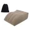 Cojín Inflable Triangular para Piernas Transfronterizo, Almohada Elevadora de Piernas para Miembros Inferiores para Aliviar la Fatiga, Cojín para Fracturas, Almohada Triangular, Almohada Inflable Terciopelada para Piernas