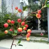 Fruta de Espinheiro-Alvar, Maçã Pequena, Pera, Fruta Artificial, Frutas Vermelhas Falsas para Casamento e Decoração de Casa, Atacado