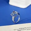 Anillo Base Ajustable Abierto de Plata de Ley S925 Redondo de 12 mm, Base de Anillo DIY Ajustable Abierta de Nicho Sin Piedra Principal, Accesorios para Montura de Anillo