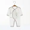 Mono de Modal para Bebé Recién Nacido Estilo Verano Delgado Unisex Pelele de Bebé Ropa para Recién Nacidos 0-1 Mes Conjunto Estilo Monje