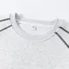 Sudadera de cuello redondo con bloques de color estilo japonés para hombre, suéter versátil de moda para pareja para otoño e invierno