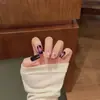 Seleção mista unhas postiças para usar nail art olho de gato luxo leve nail art adesivos prontos temperamento clareador de pele adesivos de unha de alta qualidade nail art unhas postiças