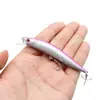 Isca artificial minnow flutuante 10cm 7.6g para pesca em água doce e salgada, adequada para black bass, isca dura universal de ABS