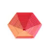 Brinquedo Hexagonal para Alívio de Estresse Impresso em 3D Transfronteiriço Jogo de Empilhar Torre de Cenoura Brinquedo Educacional Criativo Infantil Atacado