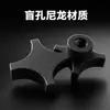 Fabricante de Origen Dongguan M6M8M10 Cruz Roja Cuatro Esquinas Agujero Ciego Perilla de Plástico de Nylon Perilla de Diente Interior de Plástico