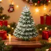 Juguete de Apilar Árbol de Navidad Adorno Decoración Acrílico Madera Pintura de Diamantes Hecho a Mano DIY Etiqueta Colgante Adorno