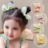 Pinza para el Cabello de Conejo con Lazo 3D de Perlas Estilo Princesa Que No Daña el Cabello, Pinza Infantil de Gasa Burbuja Fresca y Linda