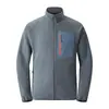 Chaqueta polar cálida de otoño e invierno transfronteriza, sudadera cárdigan ligera de forro polar, abrigo polar unisex con cuello alto