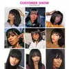 Perucas Europeias e Americanas Transfronteiriças para Mulheres, Bobo de Cabelo Curto Mais Vendido, Franja Lateral, Perucas Africanas Naturais, Conjunto Completo de Cabelo para Peruca