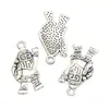 26 Tipos de Colgantes Antiguos de Plata con Temática Navideña DIY Accesorios de Joyería Retro de Aleación Colgantes para Collares y Pulseras Transfronterizos