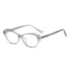 QQ7020 montura ojo de gato mariposa cara cuadrada redonda cara delgada artefacto para modificar la cara lente plana gafas para miopía fabricantes al por mayor