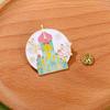 Pin Wenchuang de Harbin Baya Azucarada Súper Lindo Broche de Dibujos Animados Goteo de Aceite Carruaje Catedral de Santa Sofía Accesorios de Ropa