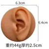 Herramienta de Práctica de Piercing Corporal Humano Artificial de Silicona Uña de Lengua Uña de Nariz Uña de Oreja Uña de Labio Modelo de Ombligo Accesorios Entrenamiento de Piercing