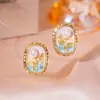 Novos Brincos Chineses Antigos com Borlas Estilo Nacional Elegantes Brincos de Saia com Rosto de Cavalo Vintage Luxo Leve Acessórios de Alta Qualidade Yiwu Mulheres