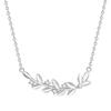 Collar de Plata Esterlina S925 con Púas de la Ciudad Estrella para Niñas, Versátil, de Alta Gama, Estilo Chino Nuevo, No se Desvanece, Nicho de Joyería de Primera