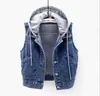 Chaqueta Corta de Mezclilla Estilo Coreano Holgada para Mujer con Mangas Largas, Capucha, Bolsillos Grandes, Top Versátil para Primavera y Otoño
