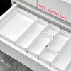 Caja de almacenamiento con compartimentos para cajones, organizador de escritorio, papelería, cosméticos y artículos varios