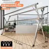 Tendedero plegable, de pie, retráctil, móvil, adecuado para dormitorios, balcones, uso doméstico, uso en exteriores para secar edredones y ropa, al por mayor