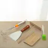 Herramientas para panqueques, rastrillo de bambú, plancha, panqueque de empuje, libélula de bambú, raspador para panqueques, cepillo para panqueques, cepillo para frutas, venta de pastel de huevo