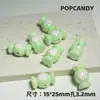 Conejo Lindo de Cuentas Dulce Festivo Hecho a Mano Cuentas Sueltas Accesorios DIY Colgante para Coche Llavero Cadena para Teléfono Móvil Año del Conejo Rojo