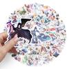 100 folhas de adesivos de decoração de jogos de desenho animado com personalidade criativa King Glory para scooter, motocicleta, bicicleta e carro