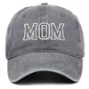Gorra de Béisbol Bordada con Letra Mini para Papá y Mamá Nuevo Transfronteriza Amazon Protector Solar para Exteriores Gorra con Visera Familiar