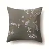 Funda de Almohada Geométrica de Rama de Hoja para Sofá, Funda de Cojín de Oficina de un Solo Lado, Funda de Almohada para Sala de Estar, Funda de Almohada Lumbar para Ciclismo