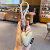 Chaveiro Pingente Criativo de Couro PU com 26 Letras, Simples para Casal Carro Bolsa Decoração de Chaveiro Presente