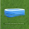 Piscina Inflável para Uso Doméstico, Adequada para Crianças e Adultos, Piscina Externa, Amigável para a Família, Espessada, PVC Simples, Dobrável, Disponível para Atacado