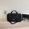Bolsa de viaje grande de alta capacidad, compatible con carrito, para viajes cortos para mujer, bolsa de mano vintage, bolsa de almacenamiento cruzada para equipaje de mano