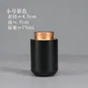 Latas de metal creativas pequeñas portátiles para viaje latas de té grandes de aleación de titanio y aluminio acero inoxidable selladas latas de hierro caja de embalaje